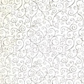 Black Scroll Cellophane 100m