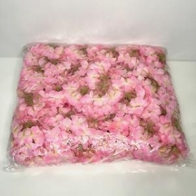 Pink Hydrangea Heads x 100