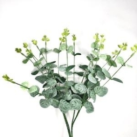 Pale Green Eucalyptus Bush 47cm