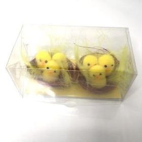 Easter Chick In Nest x 2