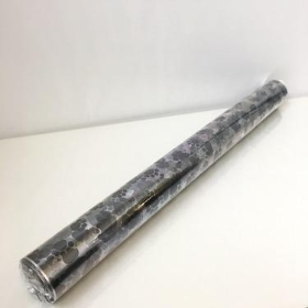 Black Pet Paw Print Cellophane 100m