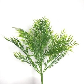 108 x Green Fern Bush 34cm