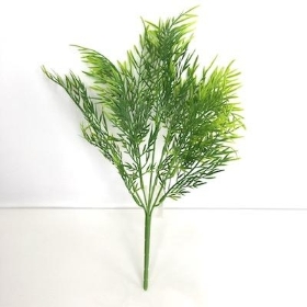 108 x Green Fern Bush 34cm