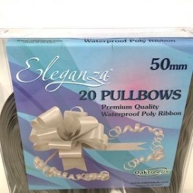 Silver Pull Bow 50mm x 20 