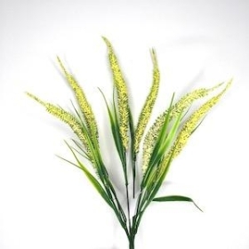 Light Yellow Foxtail Bush 34cm