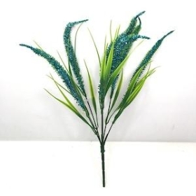 Blue Foxtail Bush 34cm