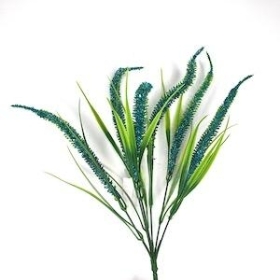 Blue Foxtail Bush 34cm