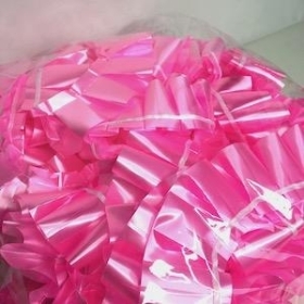Candy Pink Pleated Ribbon 10m