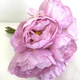 Light Mauve Peony Bundle 26cm