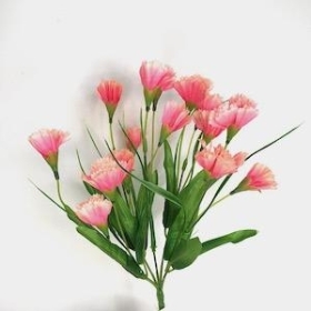 Pink Spray Carnation Bush 32cm