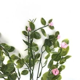 Pink Flower Bud Bush 34cm