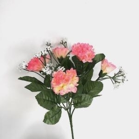 Pink Carnation Bush 27cm