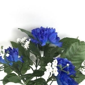 Blue Carnation Bush 27cm