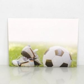 Florist Cards Plain Football x 6