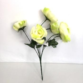 Light Green Ranunculus Bush 32cm