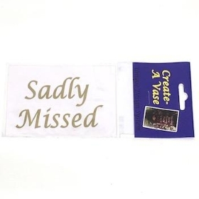 Gold Vinyl Sadly Missed
