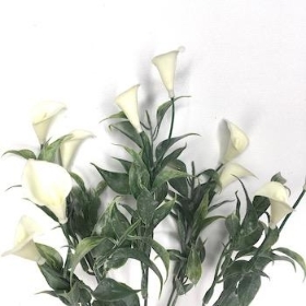 Ivory Mini Calla Bush 31cm