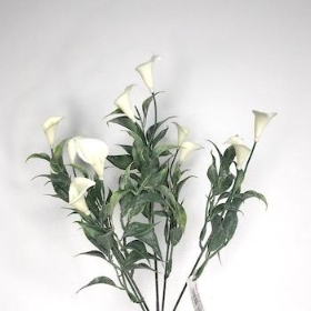Ivory Mini Calla Bush 31cm