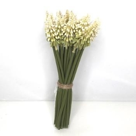 Ivory Muscari Bundle 24cm