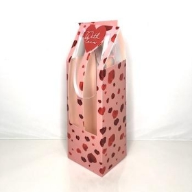 Pink Red With Love Gift Bag x 10