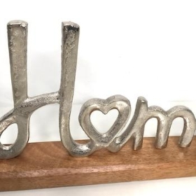 Metal Home Sign 30cm