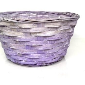 Lilac Wash Bamboo Bowl 22cm