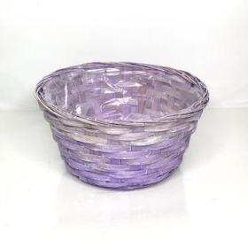 Lilac Wash Bamboo Bowl 22cm