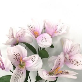 Light Pink Alstro Bush 31cm