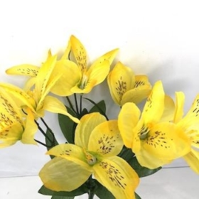 Yellow Alstro Bush 31cm
