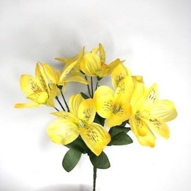 Yellow Alstro Bush 31cm