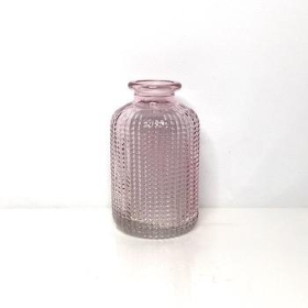 Lavender Dimple Vase 10cm