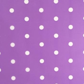 Lilac White Dot Cellophane 80m