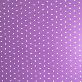 Lilac White Dot Cellophane 80m