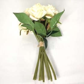 Cream Rose Bundle 23cm