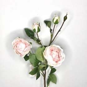 Light Pink Peony Spray 59cm