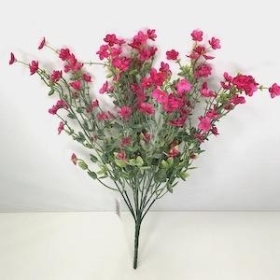 Cerise Blossom And Foliage Bush 43cm