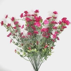 Cerise Blossom And Foliage Bush 43cm