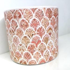 Coral Scallop Pot 12cm