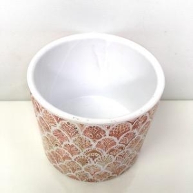Coral Scallop Pot 12cm