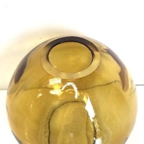 Yellow Globe Vase 9cm