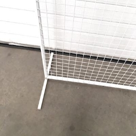 White Mesh Frame 200cm