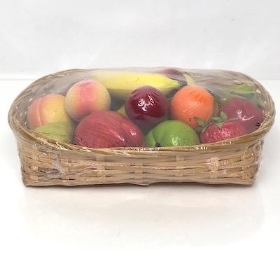 Mini Mixed Fruit Basket 18cm