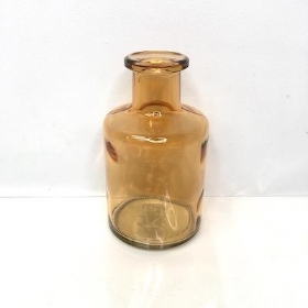 Cognac Bottle Vase 16cm
